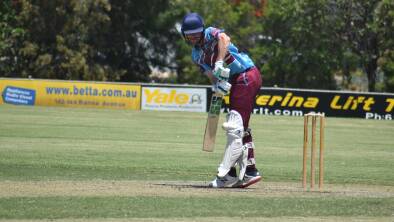 TOUGH DAY OUT: Griffith captain Luke Docherty picked up two wickets and scored four with the bat as his side fell in their Hedditch Cup challenge. PHOTO: Liam Warren