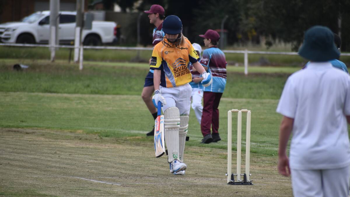 Violet Leach had a good weekend picking up two wickets in Senior Binks/Tucker before scoring 12 for Griffith in Milliken Shield