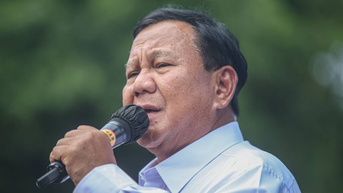 Prabowo Subianto, the former son-in-law of president Suharto. Picture Shutterstock