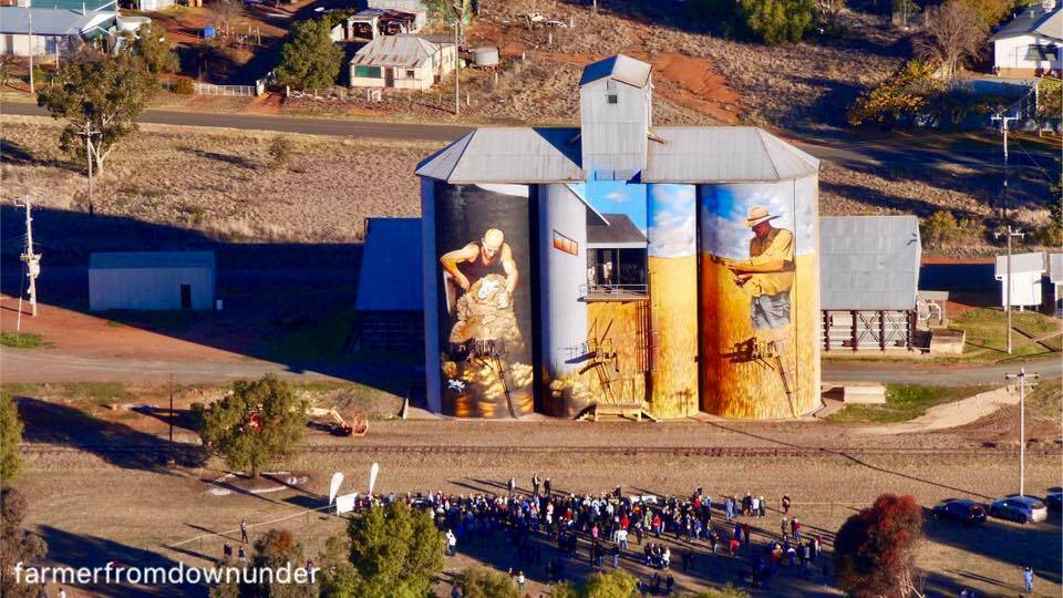 Weethalle silo art attracts 500 tourists