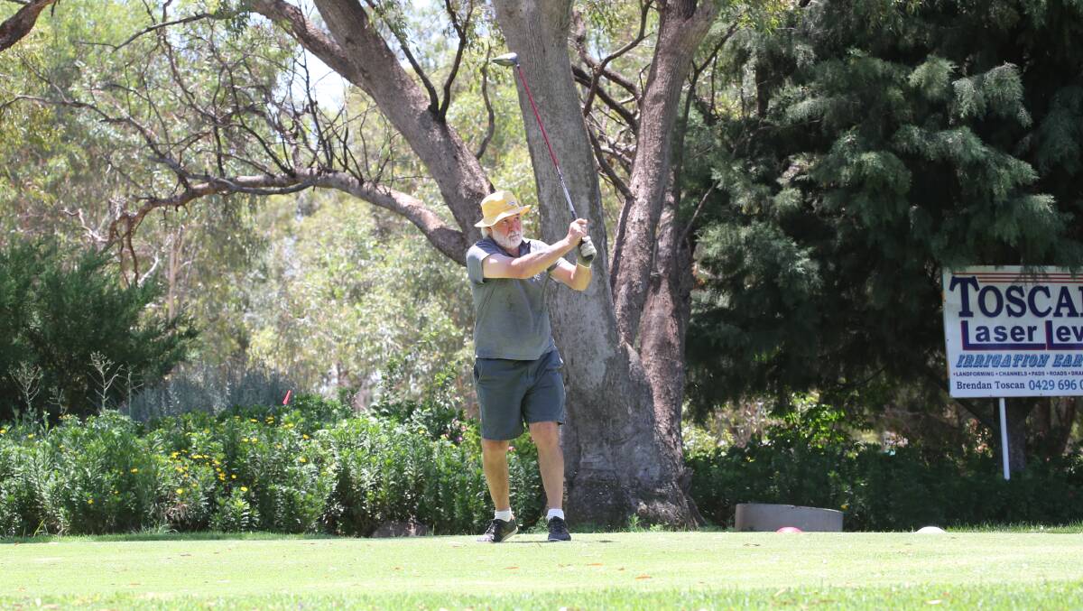 WINNER: Tony McBride, pictured last year, easily won his grade during veterans golf this week. Picture: Anthony Stipo