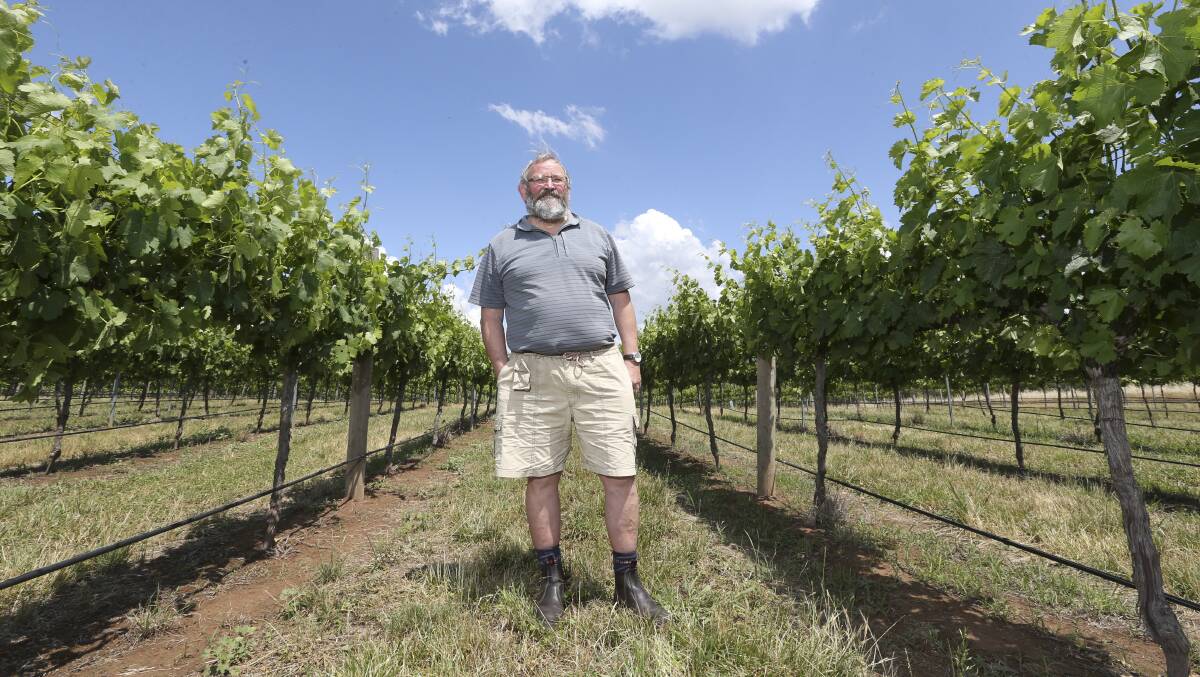 Worth a go: Rutherglen winemaker Chris Pfeiffer has greeted the rollout of a smoke sensor system with interest, having been regularly affected by tainted grapes since 2003.