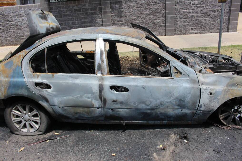 Third burnt out car in just over a month