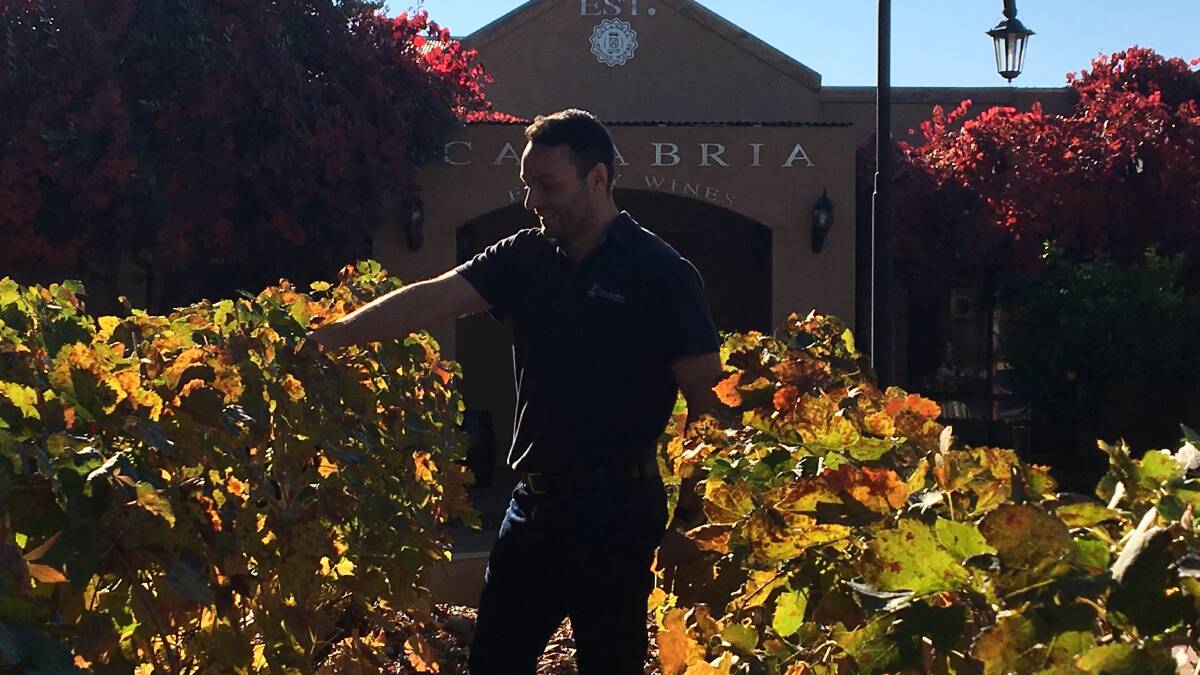 PICTURED: Andrew Calabria said Calabria Family Wines will continue producing quality product.