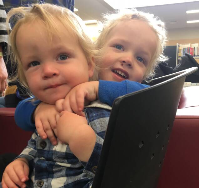 PICTURED: Babies of the week: brothers Joshua and Luca Eade-Smith. PHOTO: Sarah Bentvelzen.