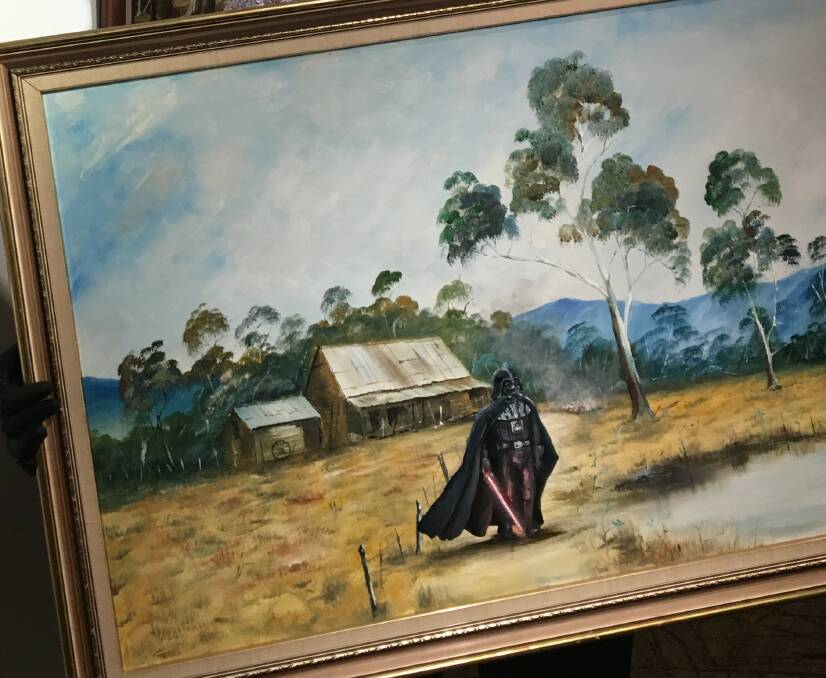 PICTURED: Callous and Heartless Exterior by Riverina artist Phil Henderson. PHOTO: Sarah Bentvelzen.
