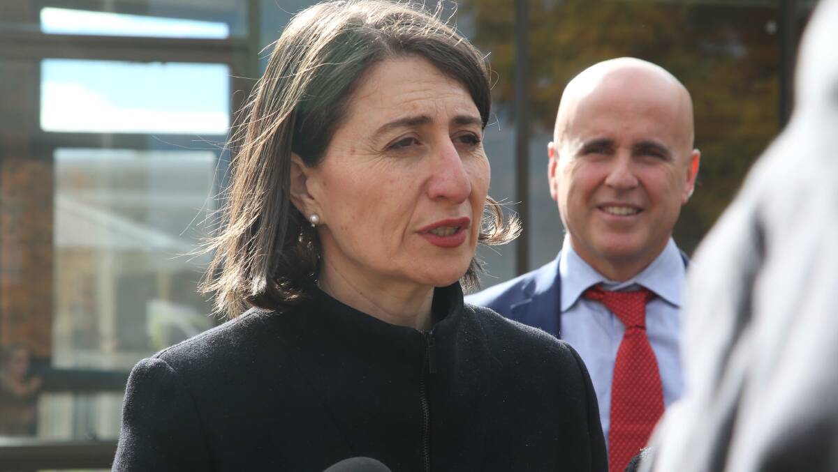 PICTURED: Premier Gladys Berejiklian, who last year promised $35 million in funding for Griffith Base Hospital.