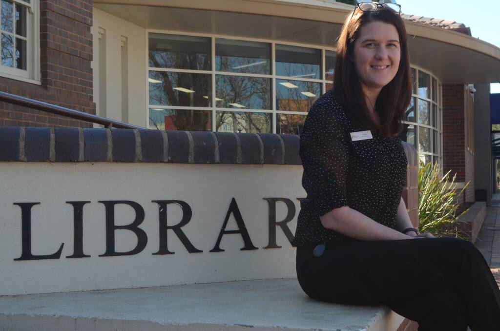 A 'VITAL' PART OF GRIFFITH: Library Manager Karen Tagliapietra 'welcomes' the state's $60m investment in public libraries. Picture: Sarah Bentvelzen