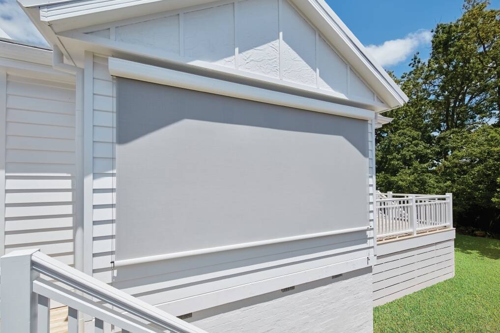BLOCKOUT: Luxaflex’s Evo Awnings range are designed for harsh UV and Australia's weather conditions, and provide the ideal balance between style and functionality.