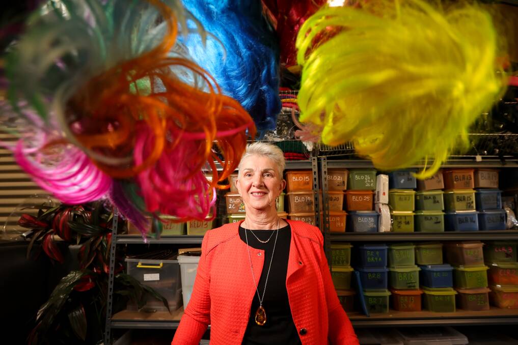 Betty Neville is selling her long-running costume business Betty Boo Wigs after more than 25 years of providing outfits to be used in stage shows and school productions. The former hairdresser started the business in Griffith before returning to Albury in 2018. Picture by James Wiltshire