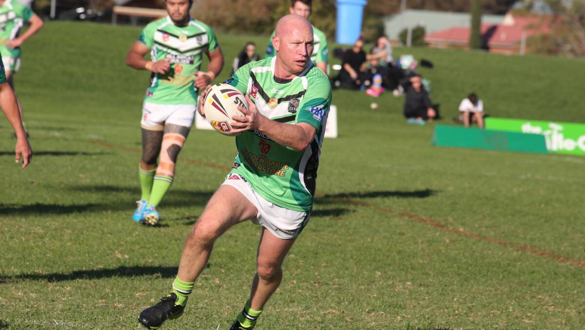 KNOCKOUT READY: Leeton Greens coach Warren Weir, pictured playing last season, has announced several new signings for the club ahead of this weekend's West Wyalong knockout. 