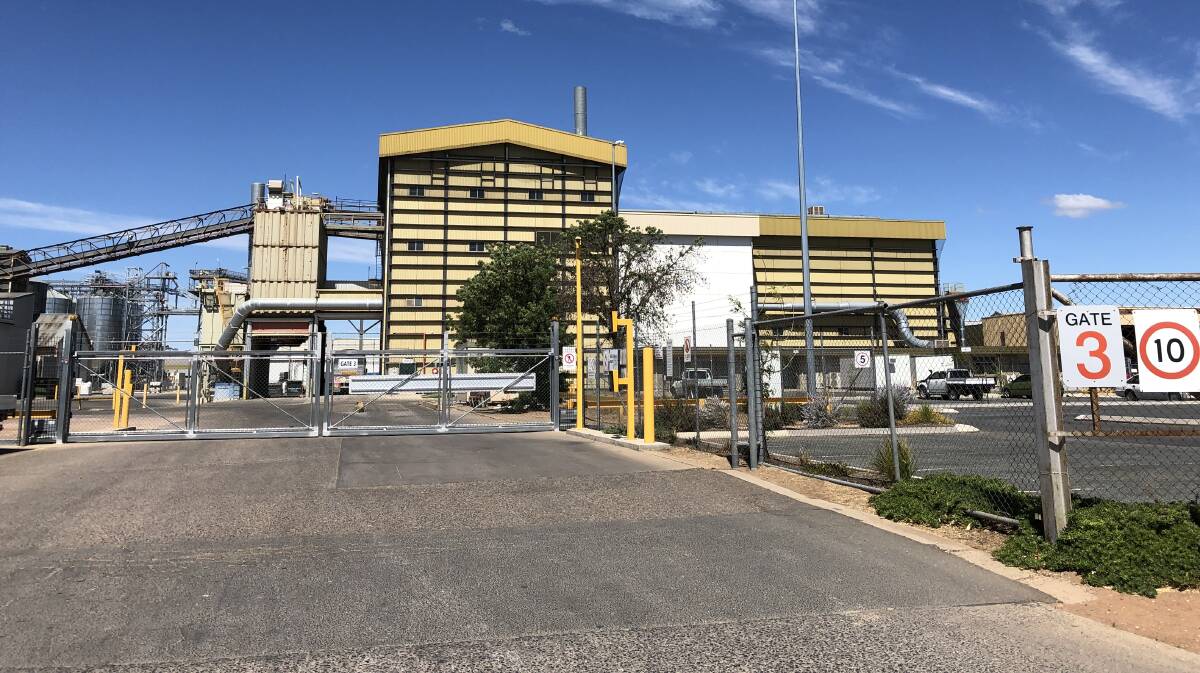 JOB CUTS: The SunRice plant in Leeton. Fifty-five more jobs will go from this facility by April next year. Photo: Talia Pattison 