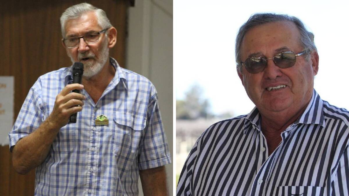 CONFUSION: Leeton mayor Paul Maytom (left) and Griffith mayor John Dal Broi both agree their local government areas should be included in the "border bubble". 