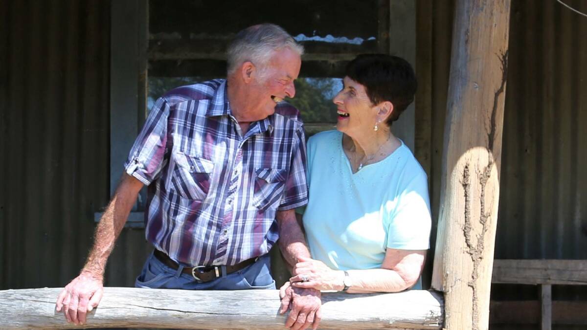 LIFELONG LOVE: Griffith's Peter and Liz Josling are celebrating 60 years of wedded bliss. Photo: Supplied 
