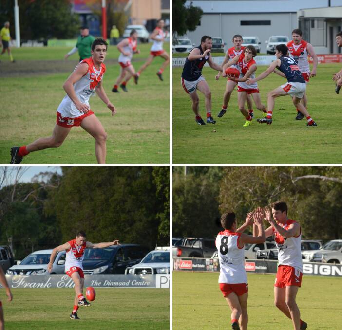 RARING TO GO: A huge match awaits the Swans this weekend as they prepare to take on the Leeton-Whitton Crows on Saturday afternoon. Photos: Monty Jacka