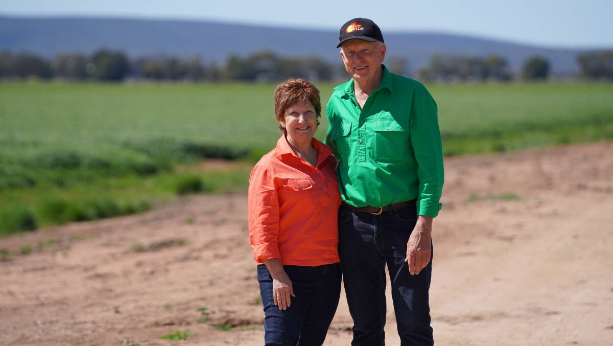 WELL DONE: Leeton's Erin and Peter Draper have been named the 2020 SunRice Growers of the Year. Photo: Contributed 