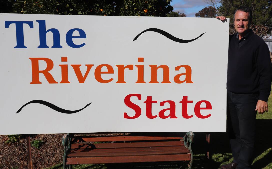 MOVES: David Landini is registering The Riverina State as a political party at a state and federal level. 