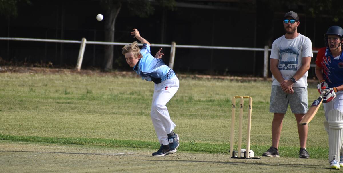 SKILLED: Connor Moore took 2/11 in the Milliken Shield clash in a solid display of bowling. Photo: Liam Warren