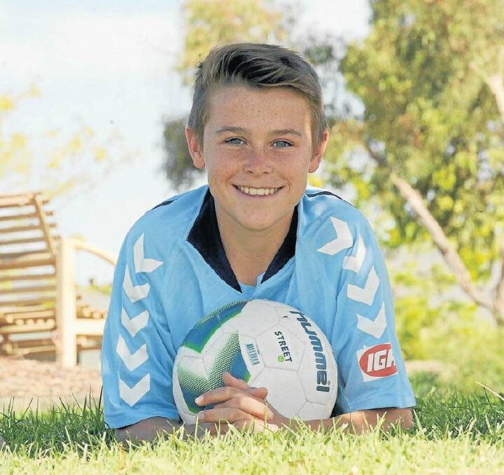 BIG FUTURE: Torren Blanch was called to train with the Australian U16s squad on this day in 2015.