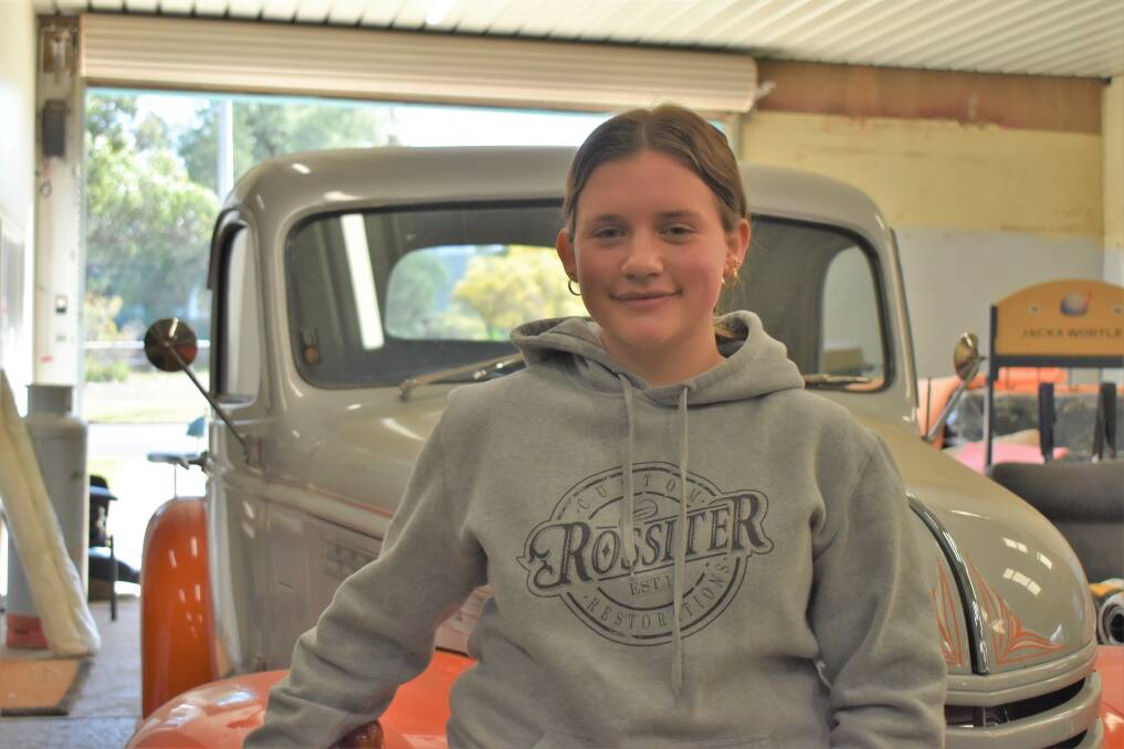 WORK EXPERIENCE: Ella Veenhuizen spent her week at Prince Auto Upholstery. PHOTO: Shaun Paterson