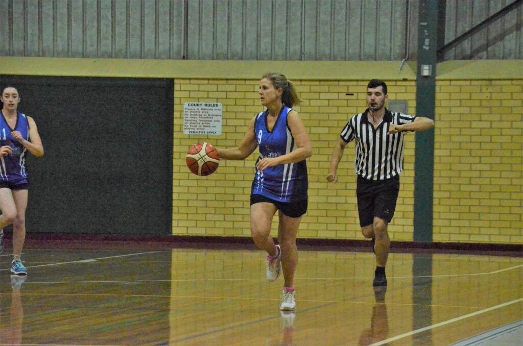 MOMENTUM: Griffith Demons' Kylie Pastro dribbles forward on the court. PHOTO: Liam Warren