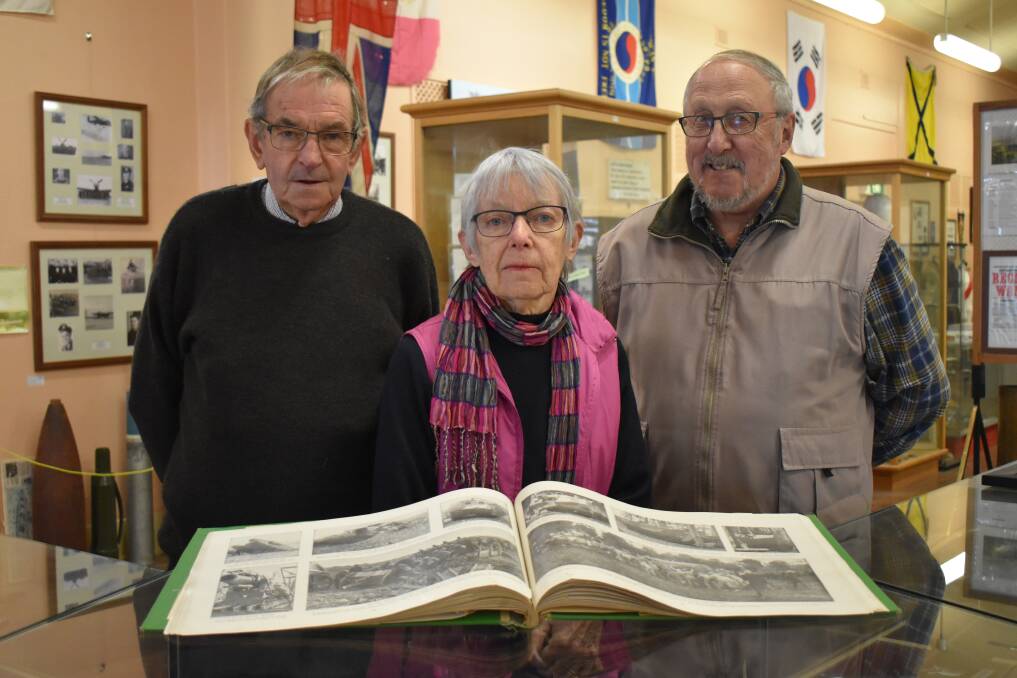 HISTORIANS: Garry Smellie, Pat Cox and Theo Bollen. PHOTO: Shaun Paterson