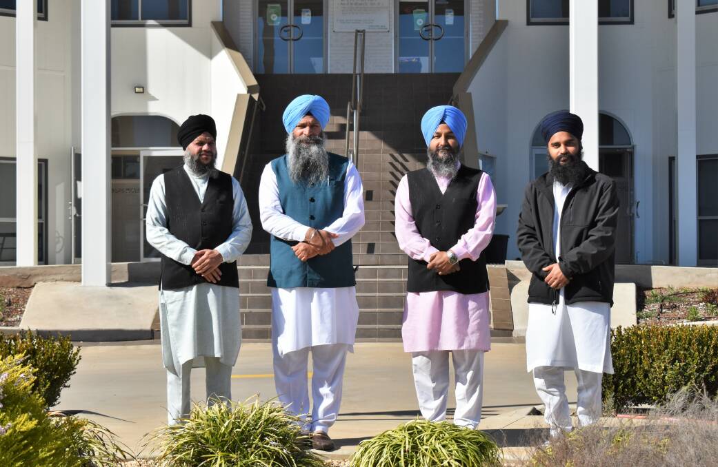 NEW PRIESTS: Bhai Gursahib Singh Ji, Giani Kulwant Singh Ji, Bhai Hardeep Singh Ji, Bhai Gurmail is Singh Ji. PHOTO: Shaun Paterson