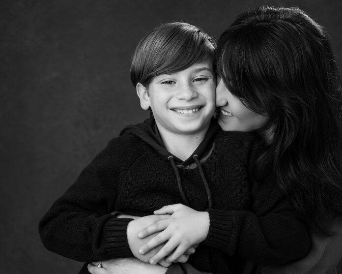 Bernadette and her 9-year-old son, Jye. PHOTO: Bethany Clare Photography