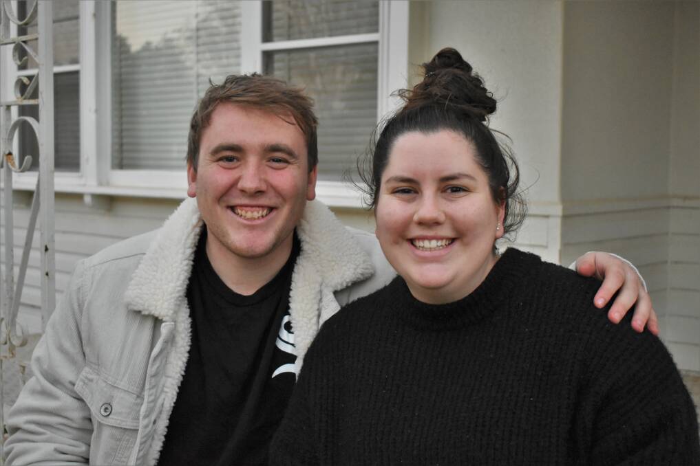 NEW BEGINNINGS: Millennials Mitchell Phelps and Lauren Ferrington made the move to Griffith and fell in love with the Riverina. PHOTO: Shaun Paterson