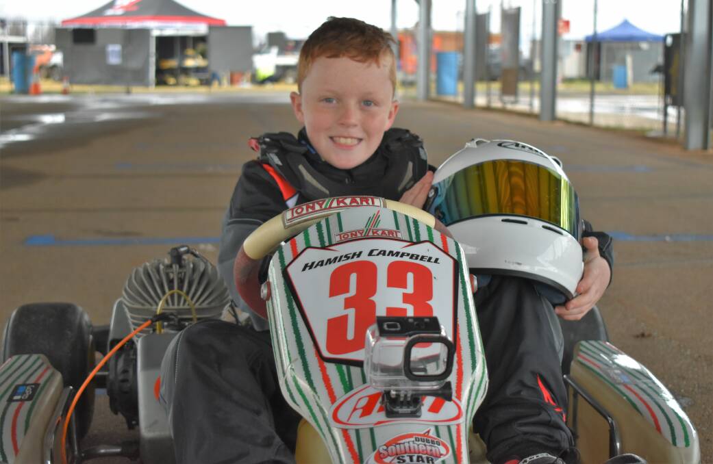 BOY RACER: Nine-year-old Hamish Campbell has won four titles in his 10 month career. PHOTO: Shaun Paterson