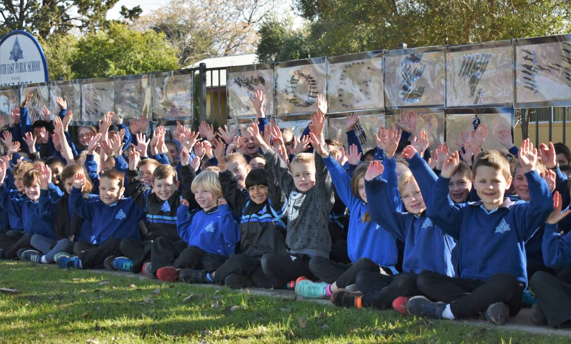LEARNING TOGETHER: Griffith East Public School celebrate Education Week 2020. PHOTO: Shaun Paterson