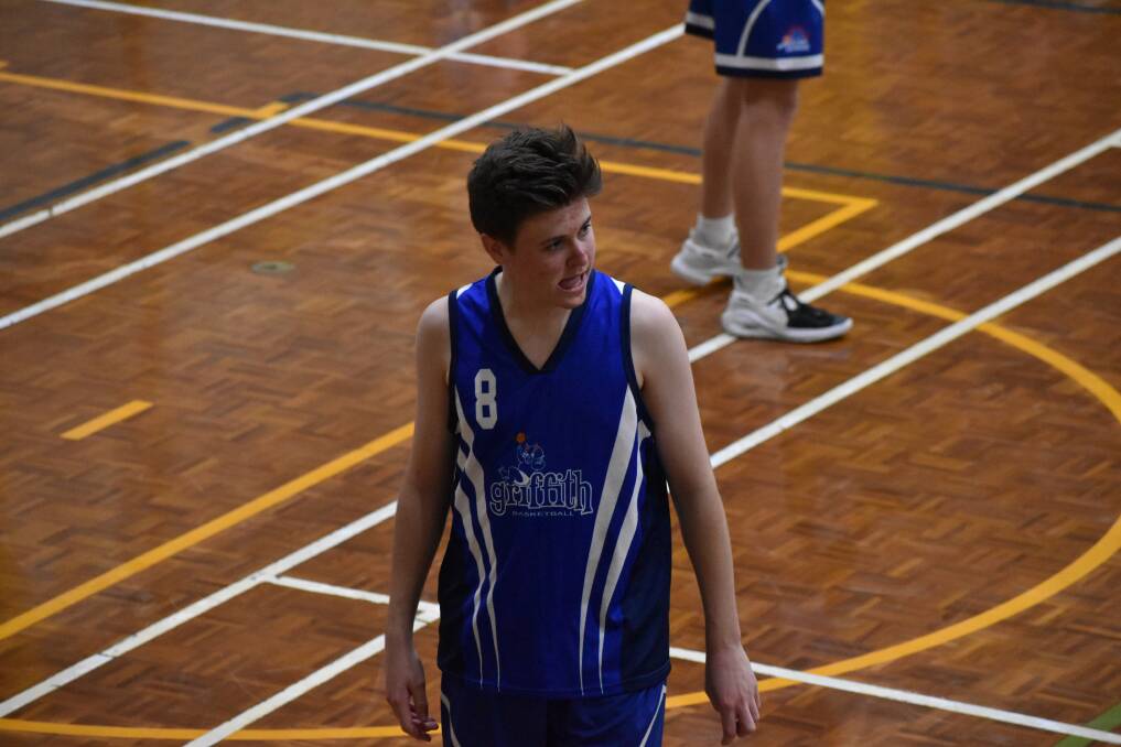 YOUNG TALENT: Liam Blanch contributed 18 points against West Wyalong on Saturday night. PHOTO: Shaun Paterson