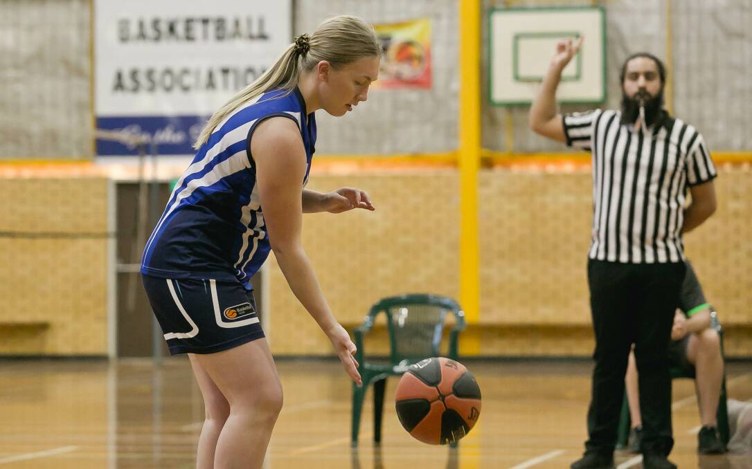 FREE THROW: Jenna Richards readies herself after being fouled by the opposition, the youngster playing a key part in the Griffith Demons' success this MIA League season. PHOTO: Contributed