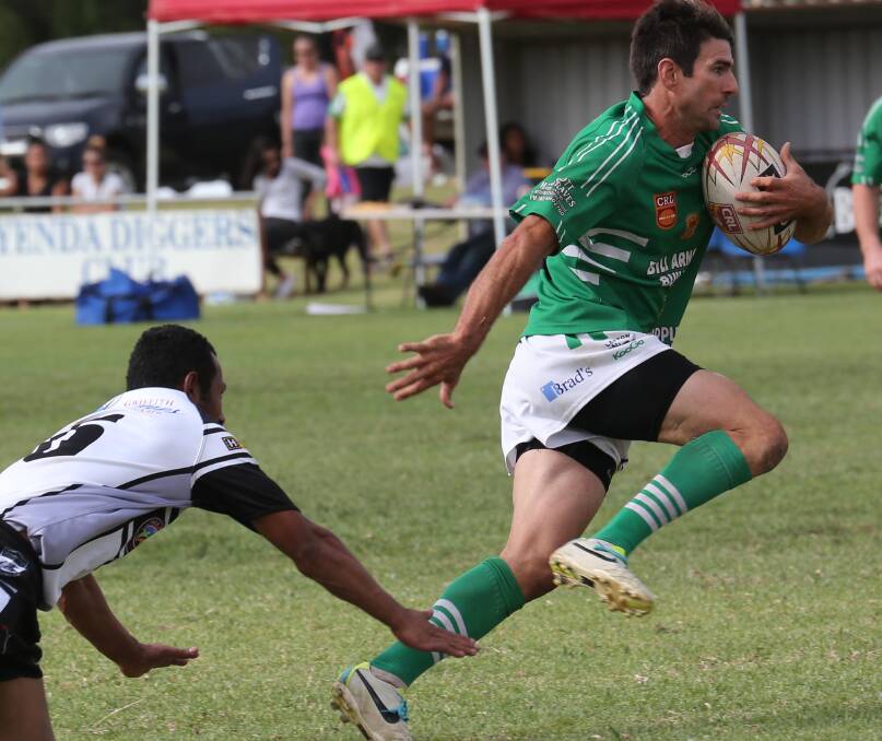 EXPECTATION: Leeton Greens player-coach Clint Halden is looking forward to seeing the club's New Zealand imports in action. Picture: Anthony Stipo.