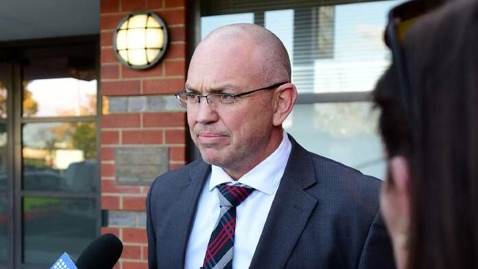 INVESTIGATIONS CONTINUE: Oxley Police District Detective Inspector Jason Darcy. Photo: File 