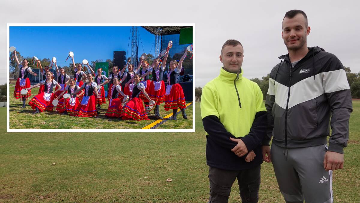 CIAO: Griffith Italian Festival organisers Patrick Zirilli and William Vardanega are excited to once again transform Yoogali Oval into a piazza straight out of Milan. PHOTOS: Supplied & Monty Jacka