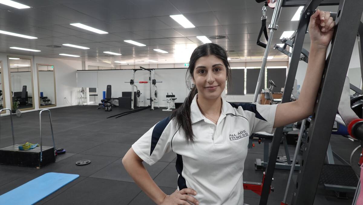 RELIEF: Sofie Ammendolia says she feels like "the world has lifted off her shoulders" after finally receiving permission to fully utilise her gym. Photo: Monty Jacka