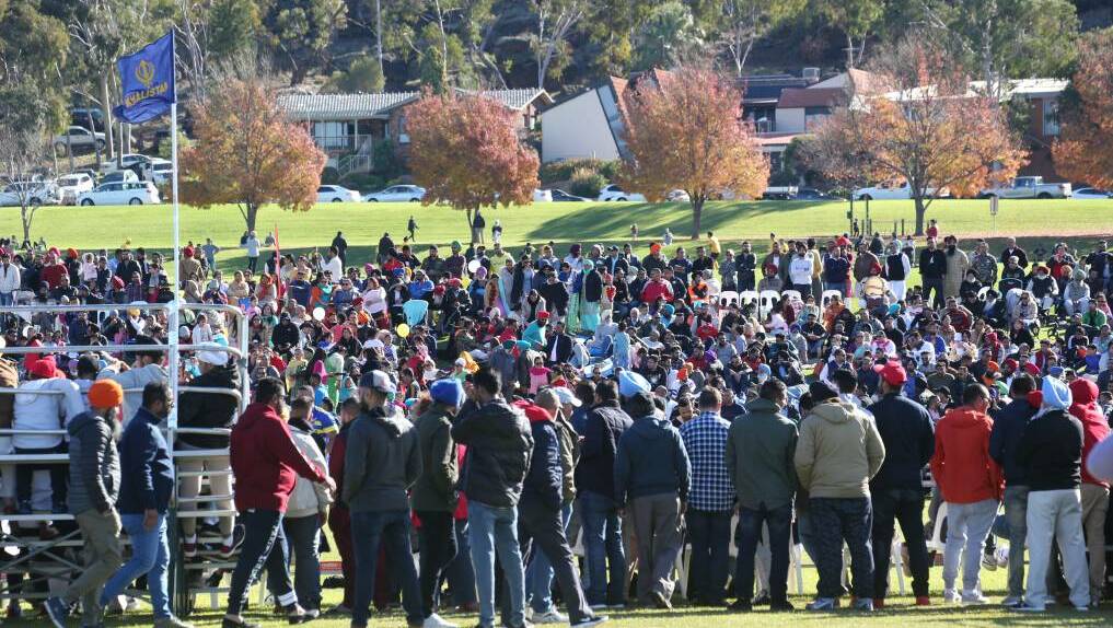 The Griffith Sikh Games usually attract 15,000 people from across the country to Ted Scobie Oval. PHOTO: File