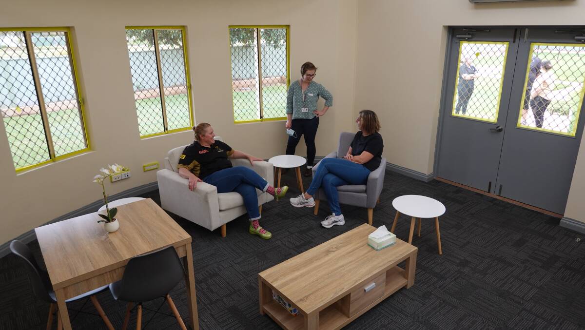 WARMTH: The Safe Haven hub has been designed to replicate a living room atmosphere where Griffith residents can go to hang out in times of need. PHOTO: Monty Jacka