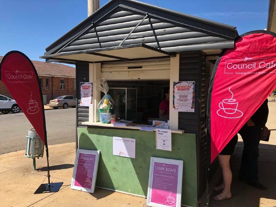 Griffith City Council will be communicating with Griffith residents through monthly Council Cafe events at the Banna Avenue kiosk. Photo: Supplied