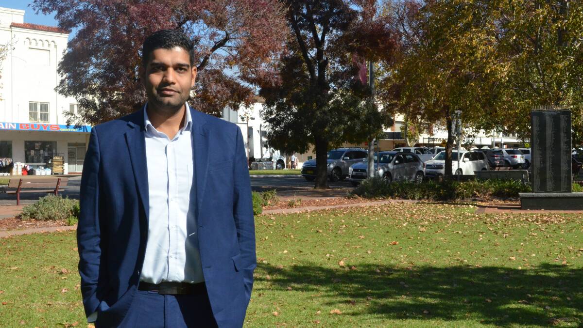 STILL RUNNING: Ricky Chugha has reaffirmed his candidacy for the Griffith City Council elections, after last year's race was called off due to COVID-19. PHOTO: Monty Jacka