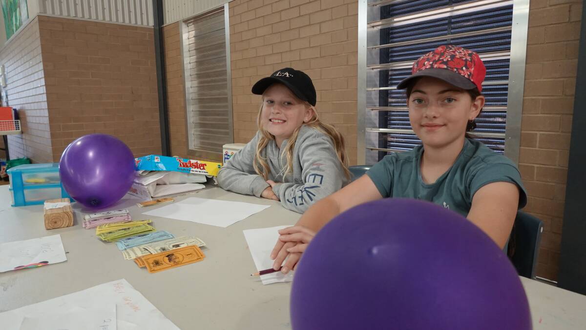 Some of the children taking part in science day at the OOSH holiday program. PHOTOS: Monty Jacka