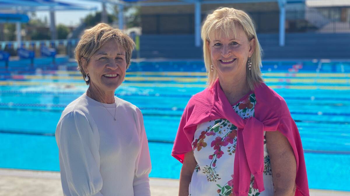Helen Dalton did attend the launch of the new pool but was not included in official photos or asked to give a speech. Photo: File. 