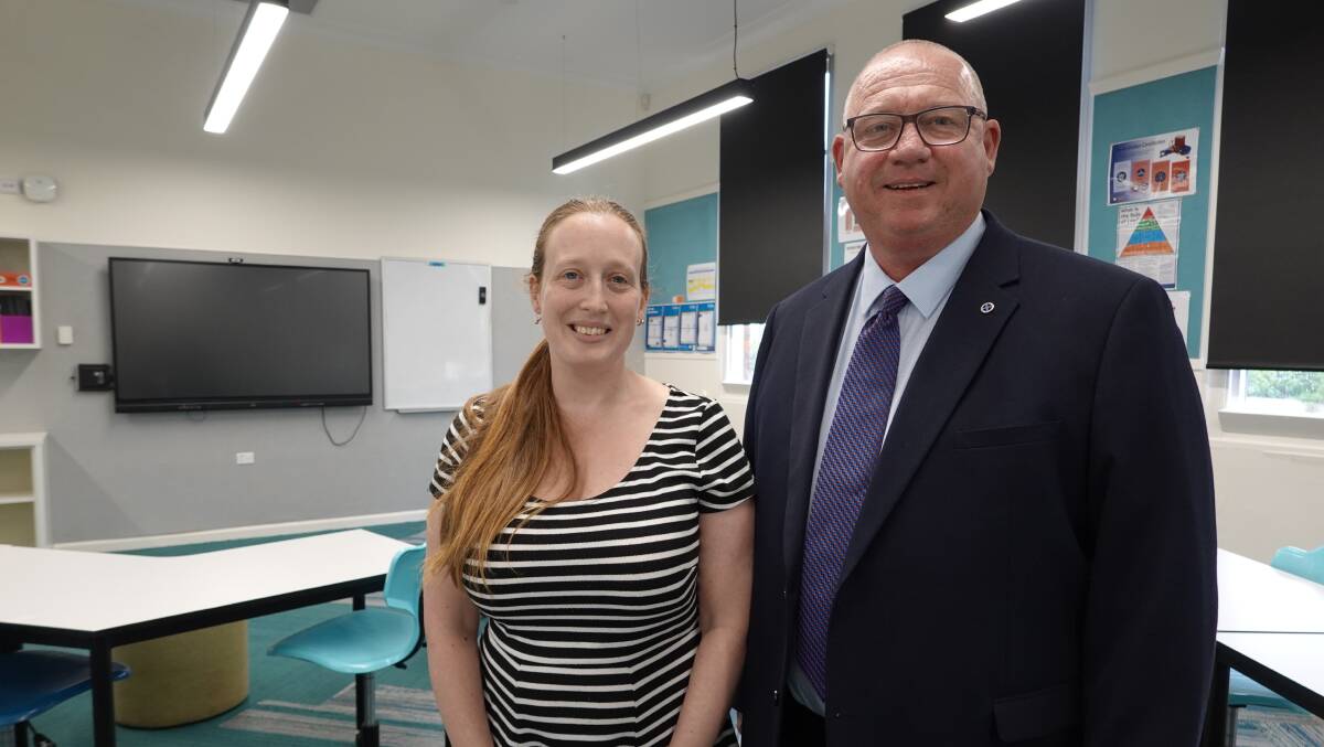 MRHS English teacher Elizabeth Ridgway and principal David Crelley are looking forward to a more normal school year in 2021. Photo: Monty Jacka