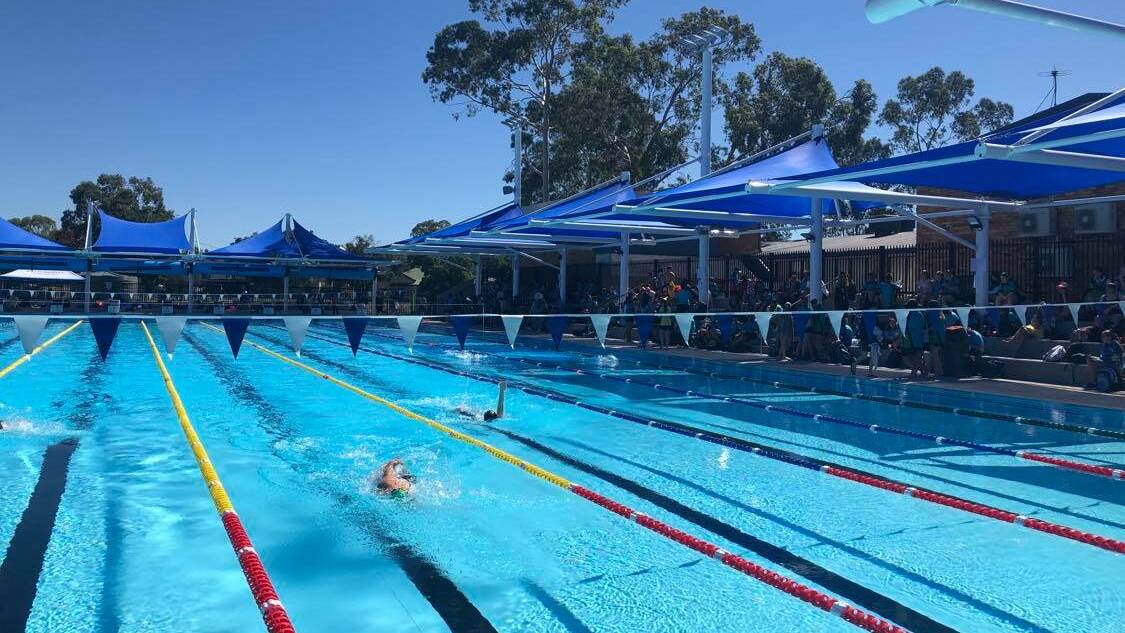 MAKING A SPLASH: Some high schools have had the chance to test out the new facility during swimming carnivals this week. Picture: Supplied.