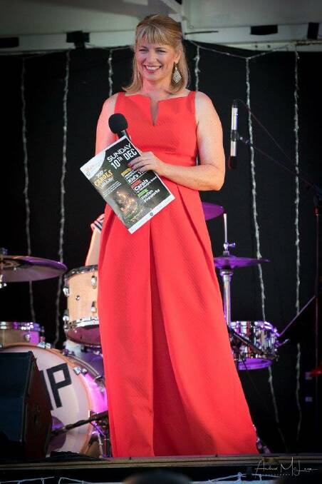 JOY TO GRIFFITH: Jenny Ellis at the 2017 Carols by Candlelight event. PHOTO: Supplied