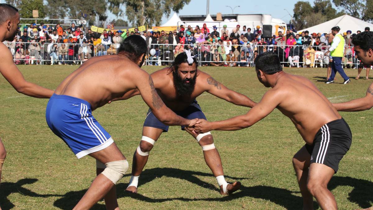 The most popular event at the games is kabaddi. PHOTO: Anthony Stipo