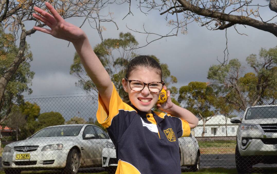 BIG DREAMS: Hanwood student Eloise McCarthy has set her sights on representing Australia in the 2032 Paralympics in Brisbane. PHOTO: Monty Jacka