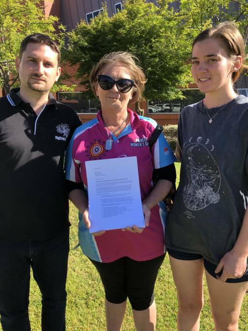 A petition signed by 300 members of the community looking to stop the removal of the mound was handed to Griffith City Council in February. PHOTO: Kat Vella