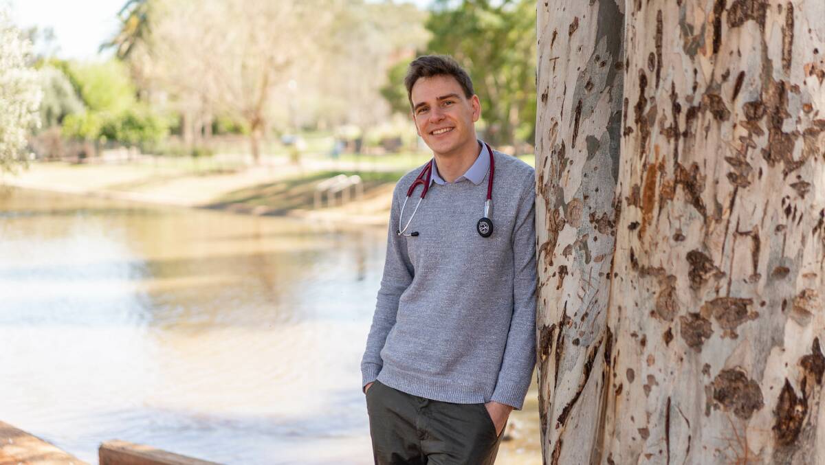 A DIFFERENT EXPERIENCE: Dr Justin Friedman believes he is getting a broader range of experience by undergoing his training in Griffith. PHOTO: Supplied